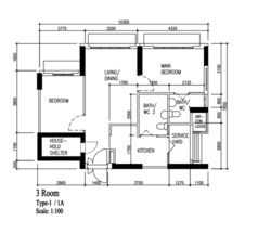 Blk 413C Waterfront I @ Northshore (Punggol), HDB 3 Rooms #627498581